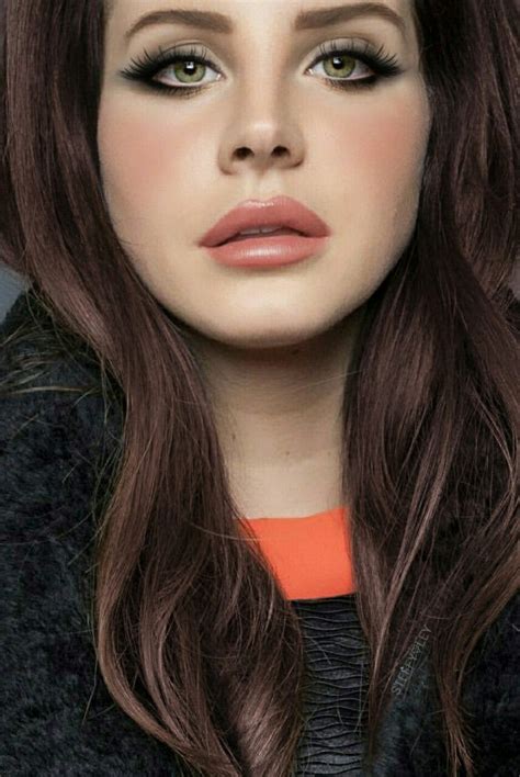 lana del rey makeup.